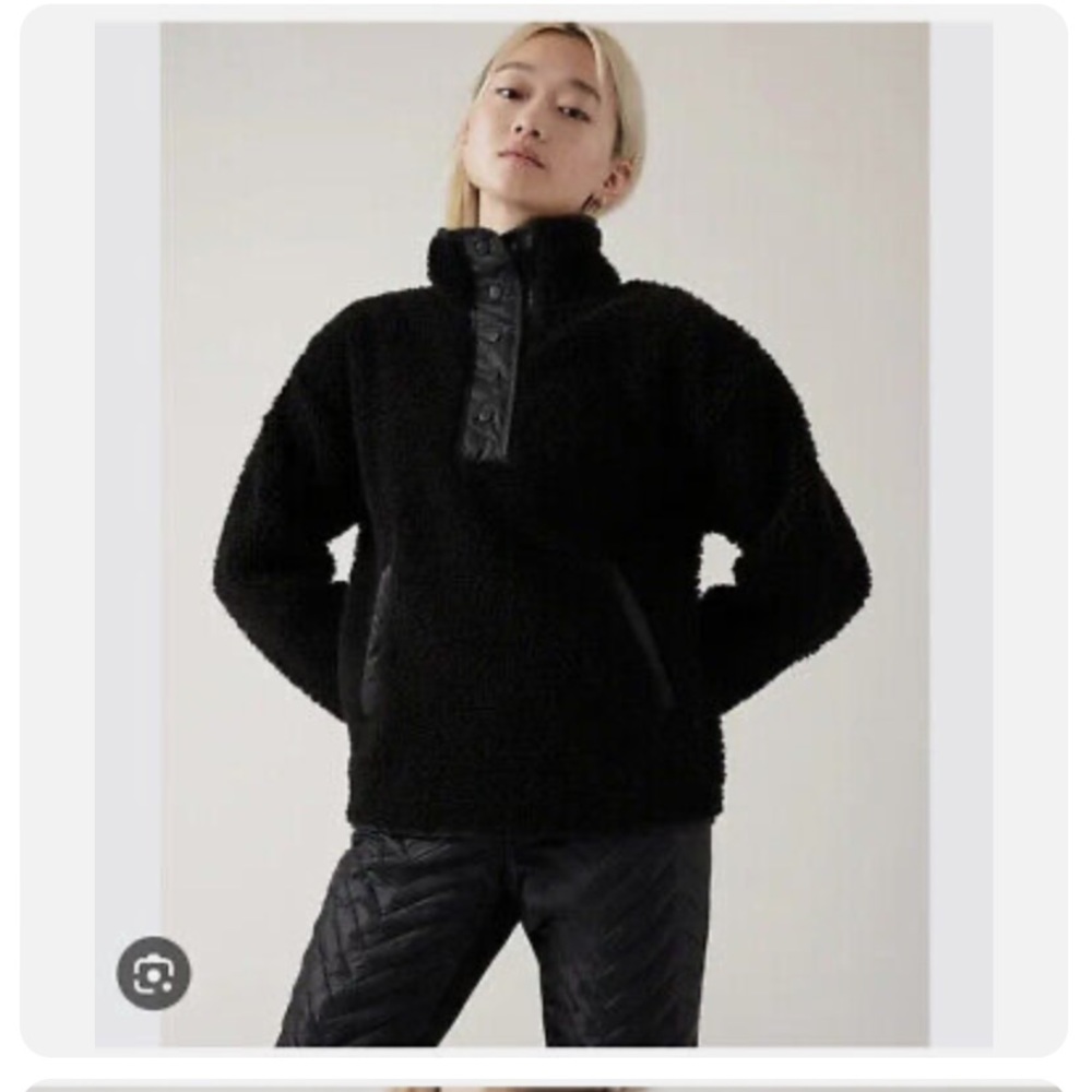 Athleta Black Fleece Jacket